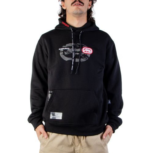 Moletom Masculino Ecko Canguru EK947 PRETO-EK947- -1-